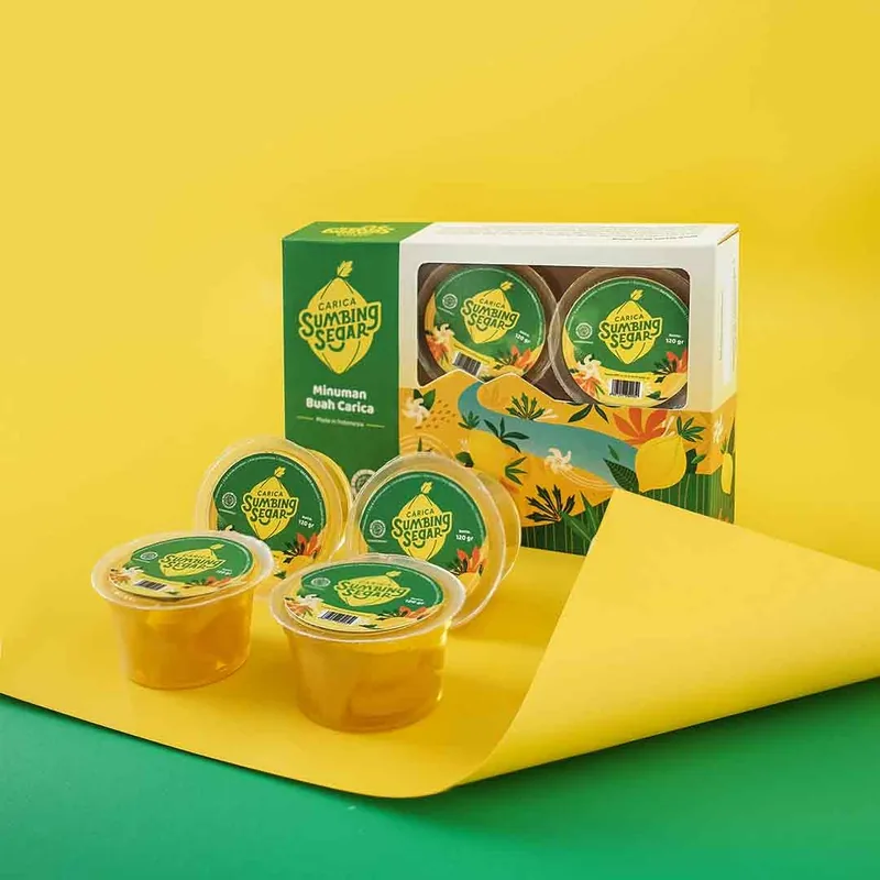Carica Sumbing Segar - Isi 6 Cup — oleh-oleh khas Wonosobo