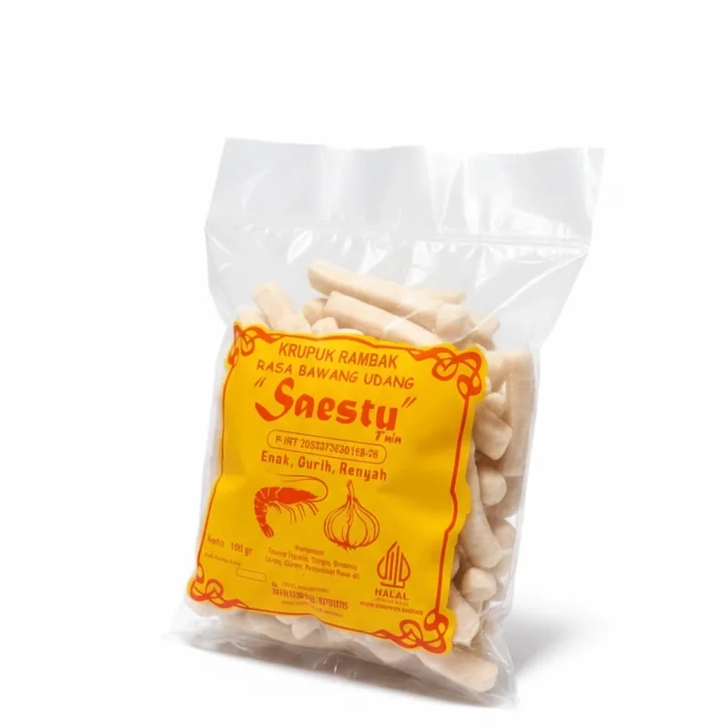 saestu Kerupuk Rambak 190gr Tipis — oleh-oleh khas Solo